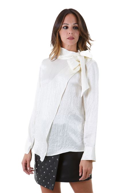 Camicia stropicciata con fiocco ISABELLE BLANCHE | Camicie | C070-T016110